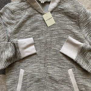 New lucky brand sweater cardigan gold specks